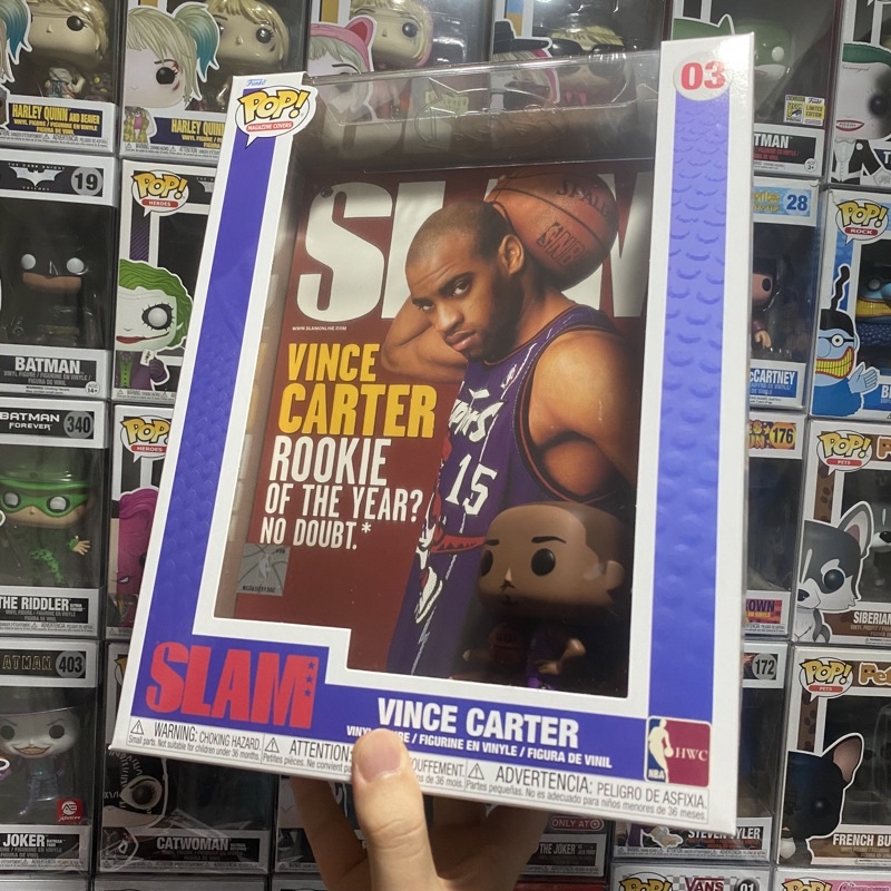 [李大] 正版現貨 Funko POP NBA 卡特 暴龍隊 SLAM 雜誌封面 Vince Carter #03
