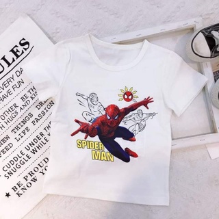 夏季帥氣男童蜘蛛人短袖T-Shirt，透氣好看好搭便宜童裝