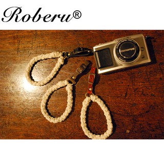 日本製 ROBERU 手工編織亞麻手腕帶/皮環