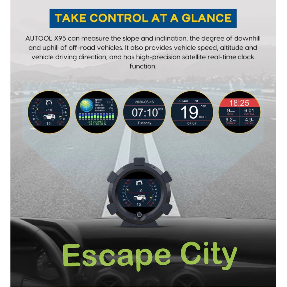 車用戶外越野水平儀傾斜儀坡度儀 蝦皮購物