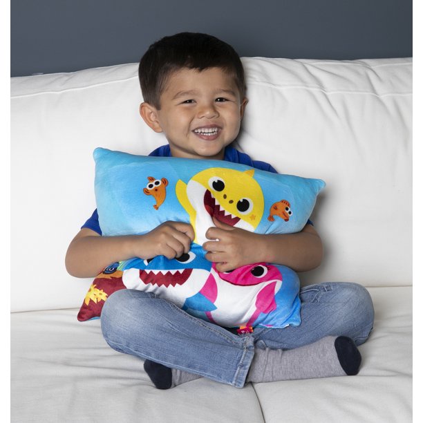 預購👍正版空運👍美國專櫃  baby shark 鯊魚寶寶 兒童 枕頭 兒童枕