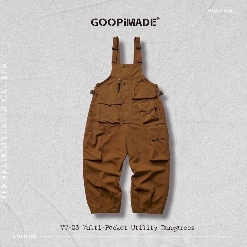 橘1號 Goopi VT-03 Multi-Pocket Utility Dungarees 吊帶褲