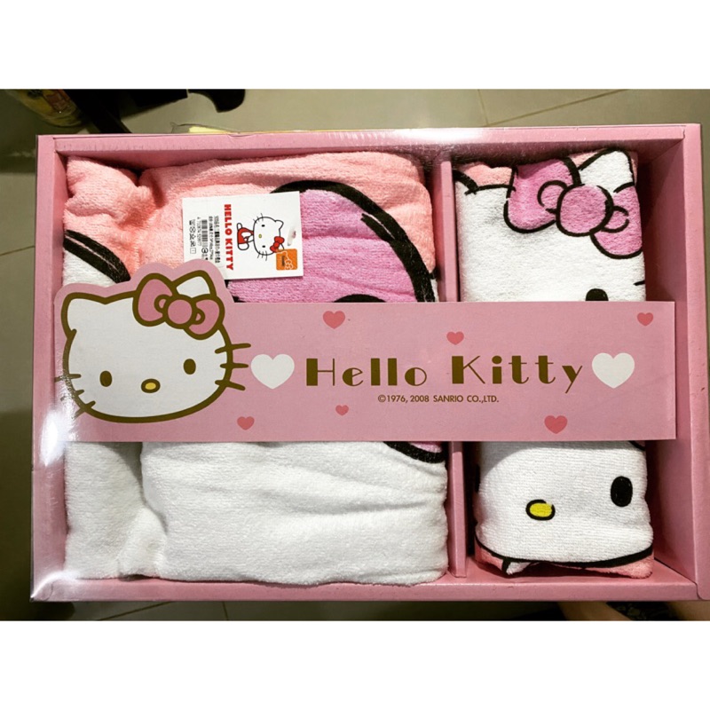 Kitty毛巾三合一禮盒組（現貨）