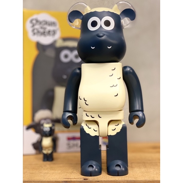 BE@RBRICK 笑笑羊 Shaun 400%+100%