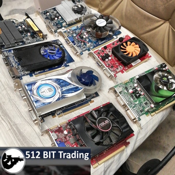 Gt210 GT220 GT240 9800GTX 9600GT HD6450 HD6570 HD6670 顯卡(二手)