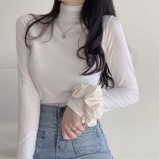 ANGELS TEARS 正韓🇰🇷｜高領素面打底長袖T｜上衣 百搭 基本款 長袖上衣 長袖T恤 高領上衣 韓國代購