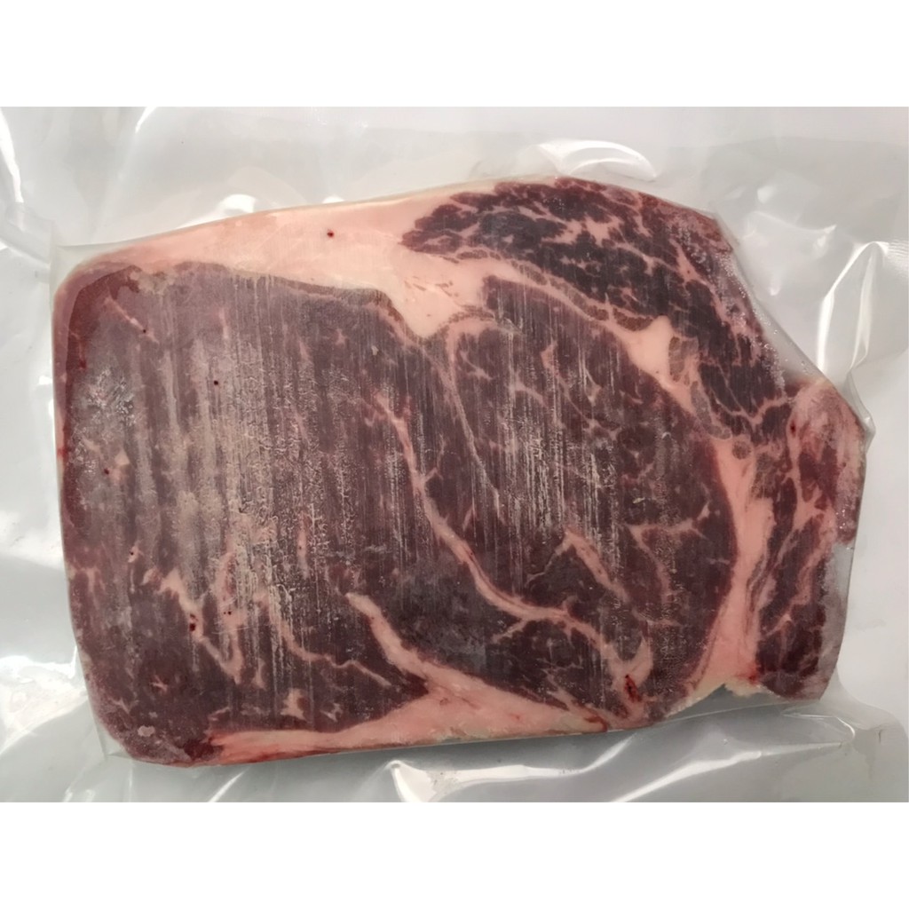 [澳洲穀飼]純黑安格斯肋眼沙朗牛排Ribeye 12o.z.+[澄啃肉舖]