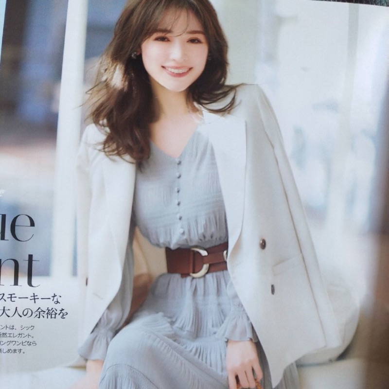 預購 日本代購 日本帶回apuweiser Riche透明感華奢小洋裝美人百花年3月号揭載 蝦皮購物