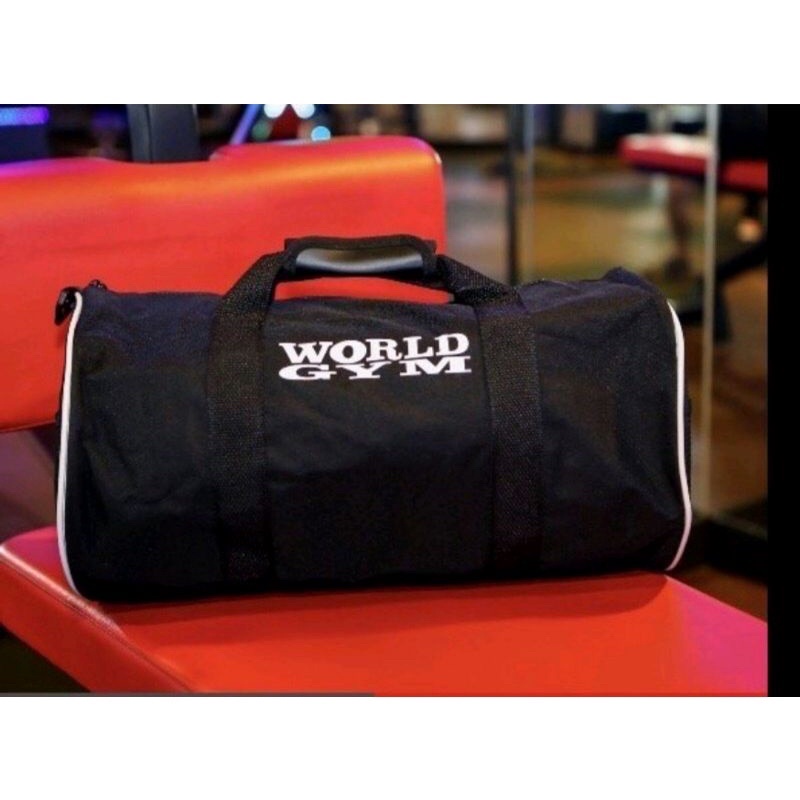 全新💪World Gym 健身俱樂部 運動袋/運動包/旅行包 附肩背帶 運動袋子 旅行袋
