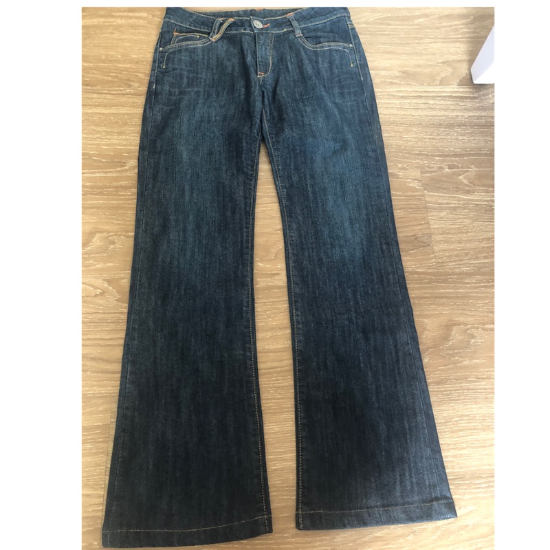 新光三越購入bobson Sunsister涼感直筒牛仔褲l號 蝦皮購物