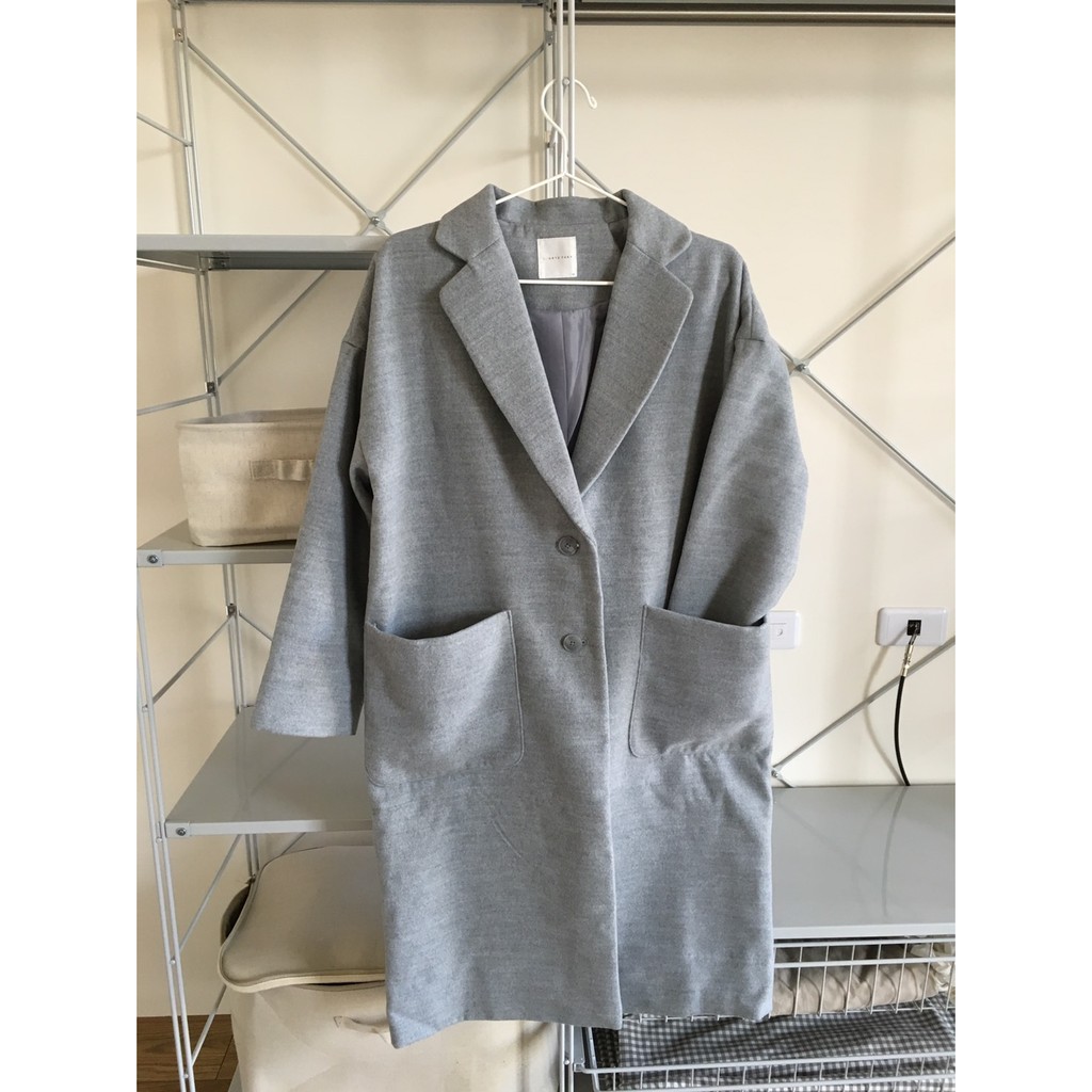 2017 Lowrys Farm 福袋 - 灰色長大衣外套 M號