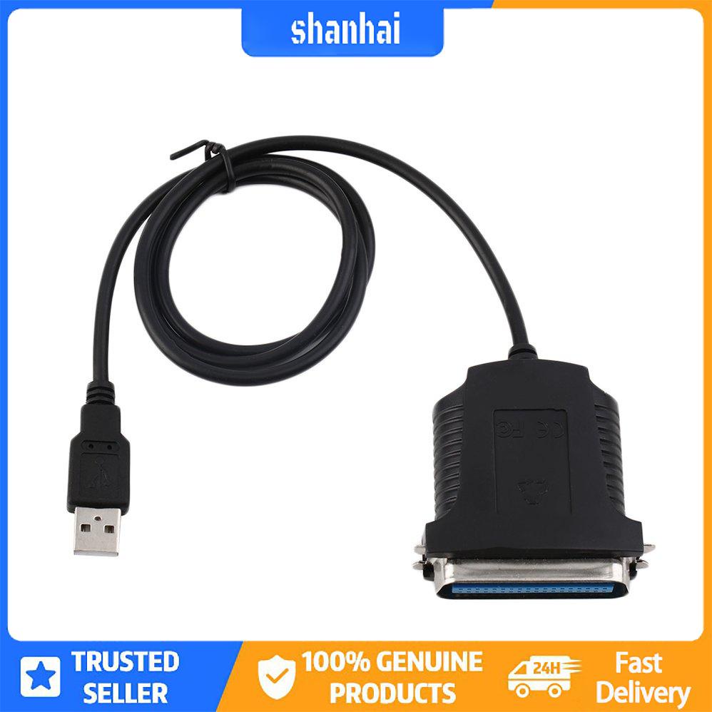 [shanhai]USB 轉並口 LPT1 36 針 IEEE 1284 打印機掃描儀電纜適配器