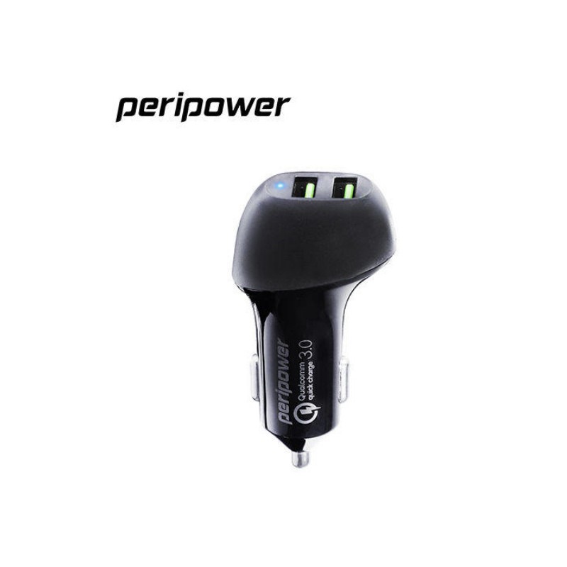 全新原廠保限量出清免運費PeriPower PS-U15 極速 QC3.0 雙USB車用快充 延遲啟動預防突波衝擊