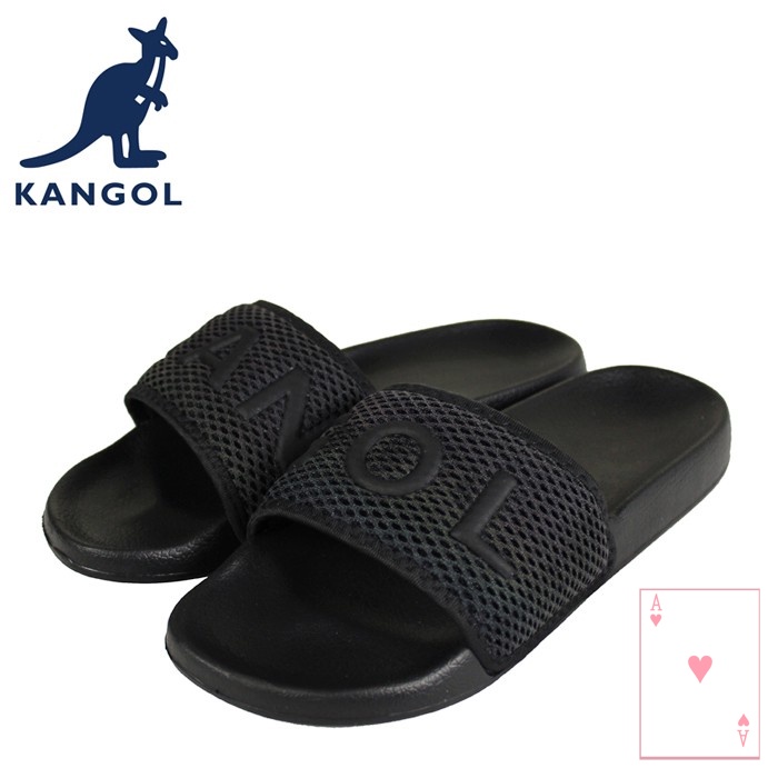 【紅心包包館】KANGOL 英國袋鼠 拖鞋 60552202 男女款 黑色 白色