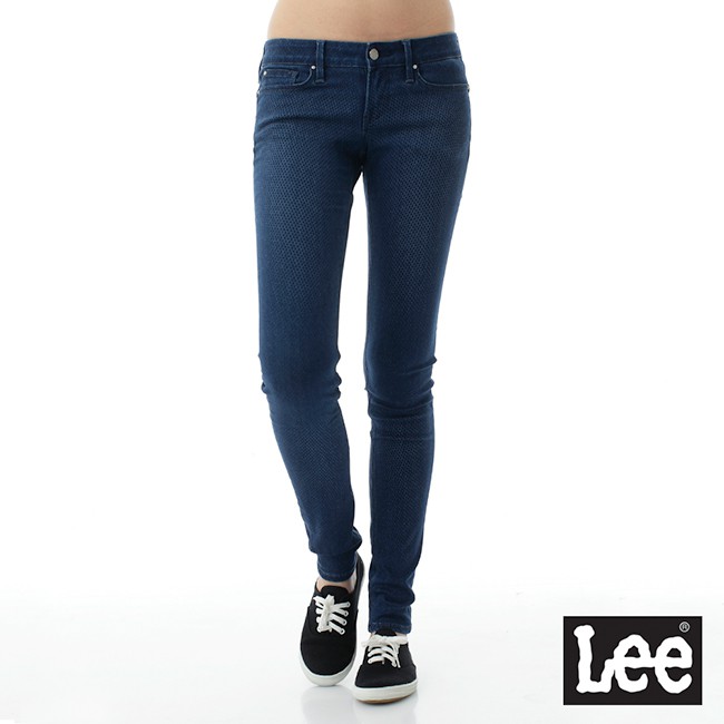 Lee 402 超低腰緊身窄管牛仔褲 女 藍 Body Optix LL1700514DM