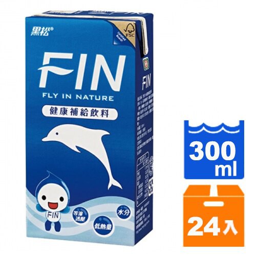 黑松 FIN 健康補給飲料 300ml (24入)/箱【康鄰超市】