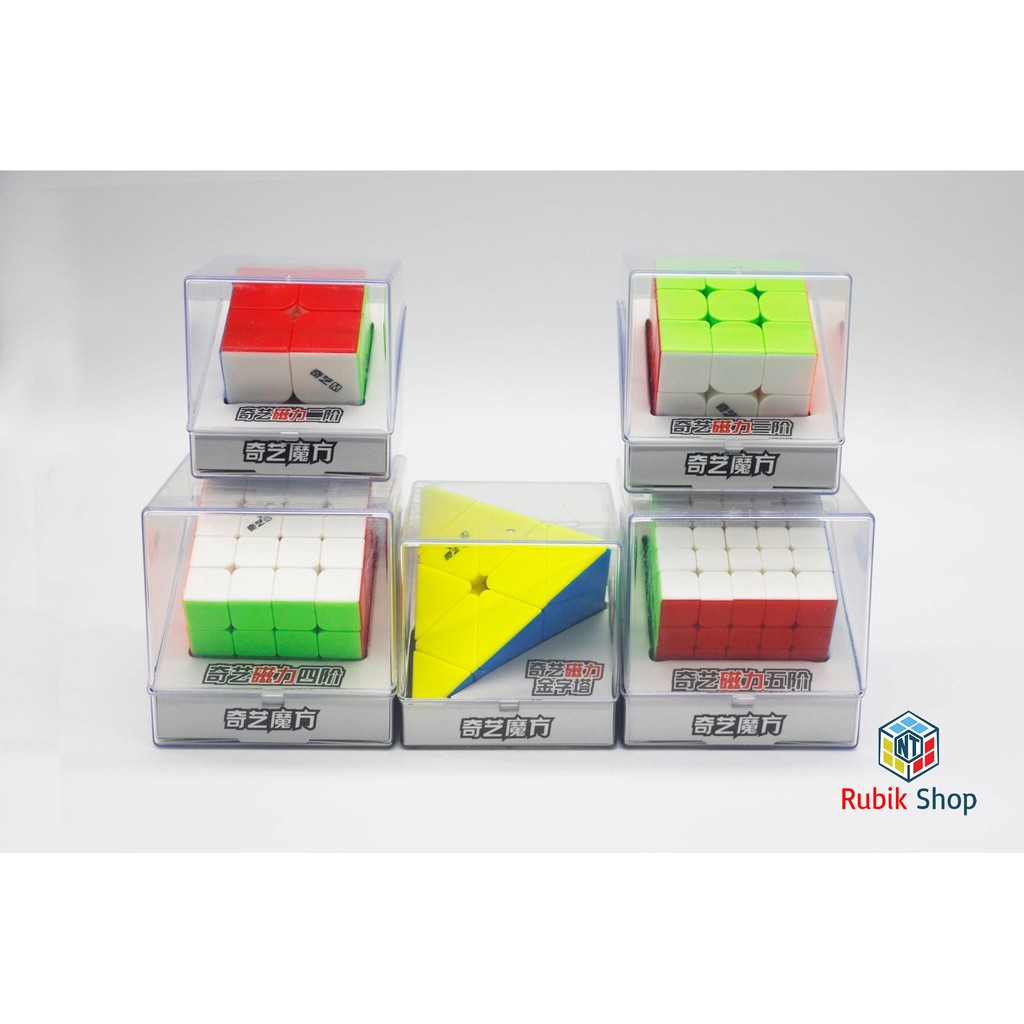 Combo 5 Rubik 2x2、3x3、4x4、5x5、Pyraminx MS 系列 2020 的 QiYi 無貼紙
