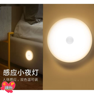 【台灣現貨供應】 人體感應LED小夜燈 智能家居櫥櫃自動感應燈 USB充電床頭燈 CP選物