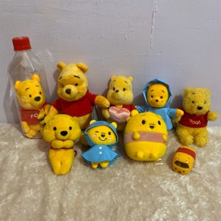 現貨｜日本 Disney 小熊維尼 別針/吊飾/坐姿娃娃/玩偶/絨