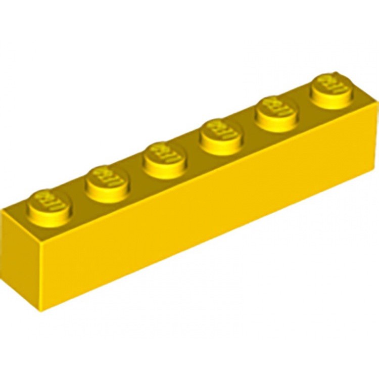 《安納金小站》 樂高 LEGO 1x6 黃色 淺灰色 基本磚 顆粒磚 二手 零件 3009