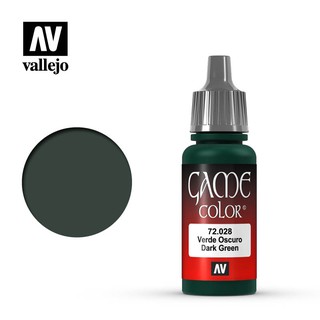 【模界模型】Vallejo Game Color 深綠色 Dark Green 72028