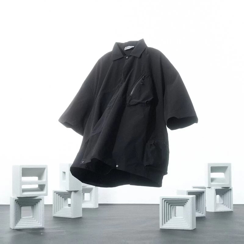 『Definite』OCTO GAMBOL SS22/ 12 ST-074 Samue Shirt (Black)