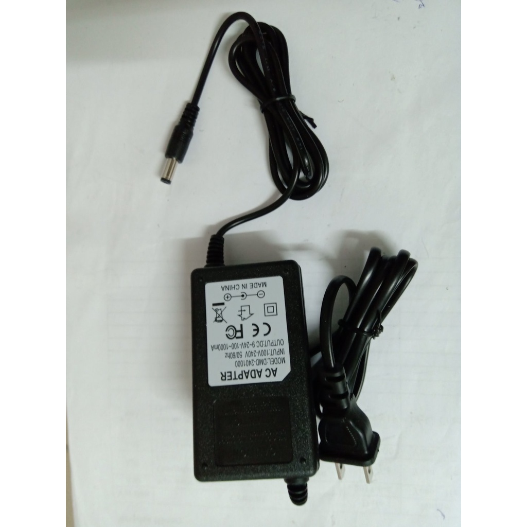 AC110V~220V 轉DC9V~24V 1A 可調式變壓器+免焊接頭(技術性商品,請先詢問再下單)