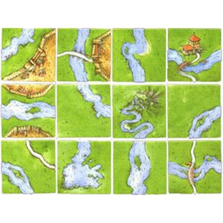 ☆快樂小屋☆ 正版桌遊 卡卡頌 河流擴充1 Carcassonne: River I－中文版 臺中桌遊