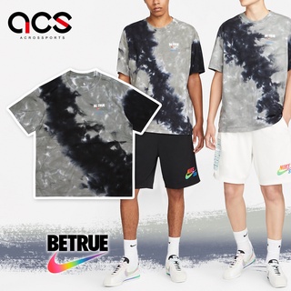 Nike 短袖 BETRUE 男款 短T 渣染 渲染 滿版 寬鬆 彩虹 包容 平等 水洗【ACS】 DV3788-010