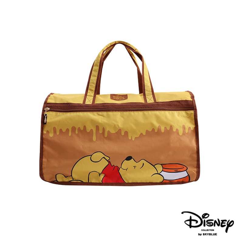 天藍小舖-迪士尼系列甜甜蜂蜜罐小熊維尼款大款旅行袋-單1款-A03031580