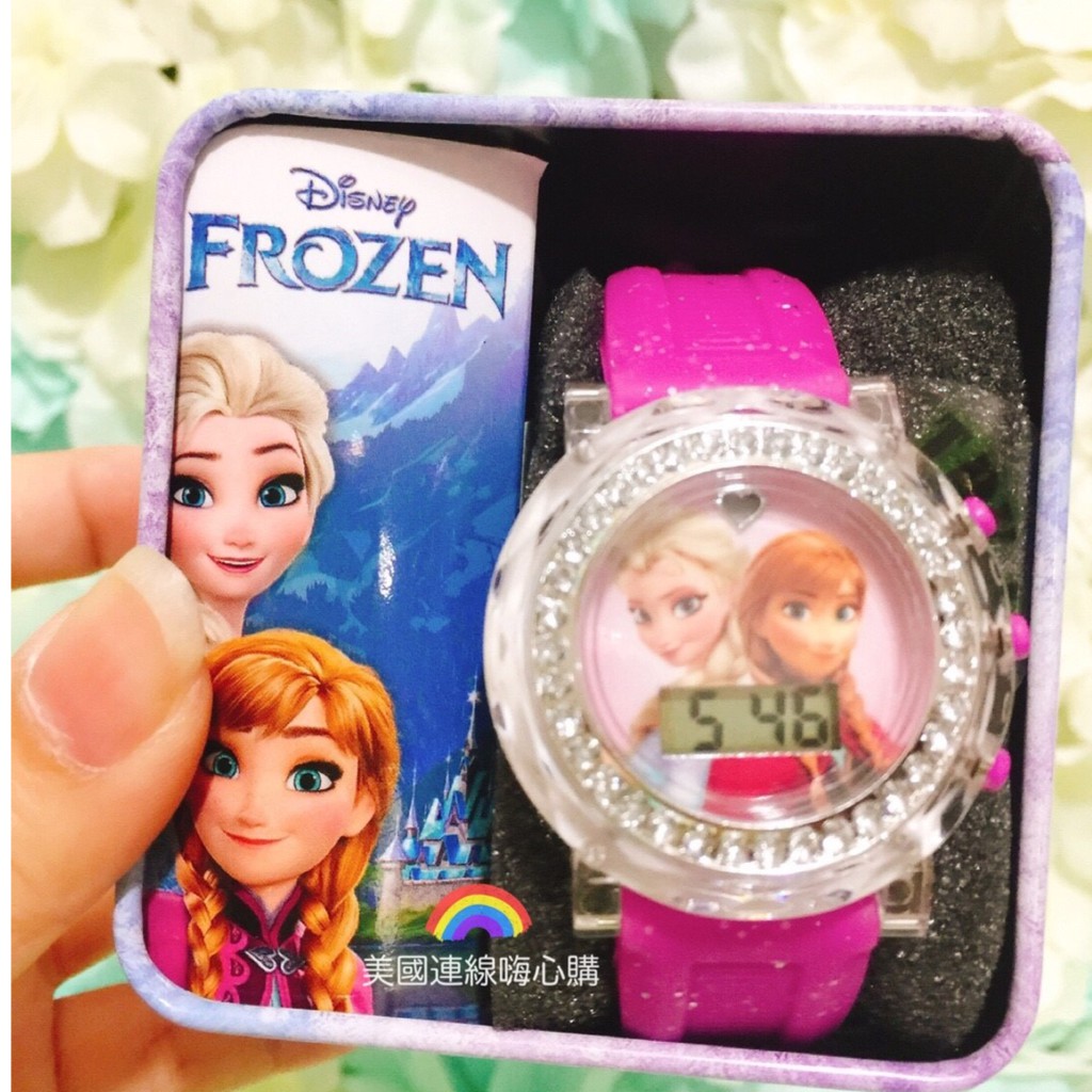 ❤️官方正貨❤️美國迪士尼 FROZEN ELSA ANNA 冰雪奇緣 手錶 兒童 手錶 電子手錶 錶