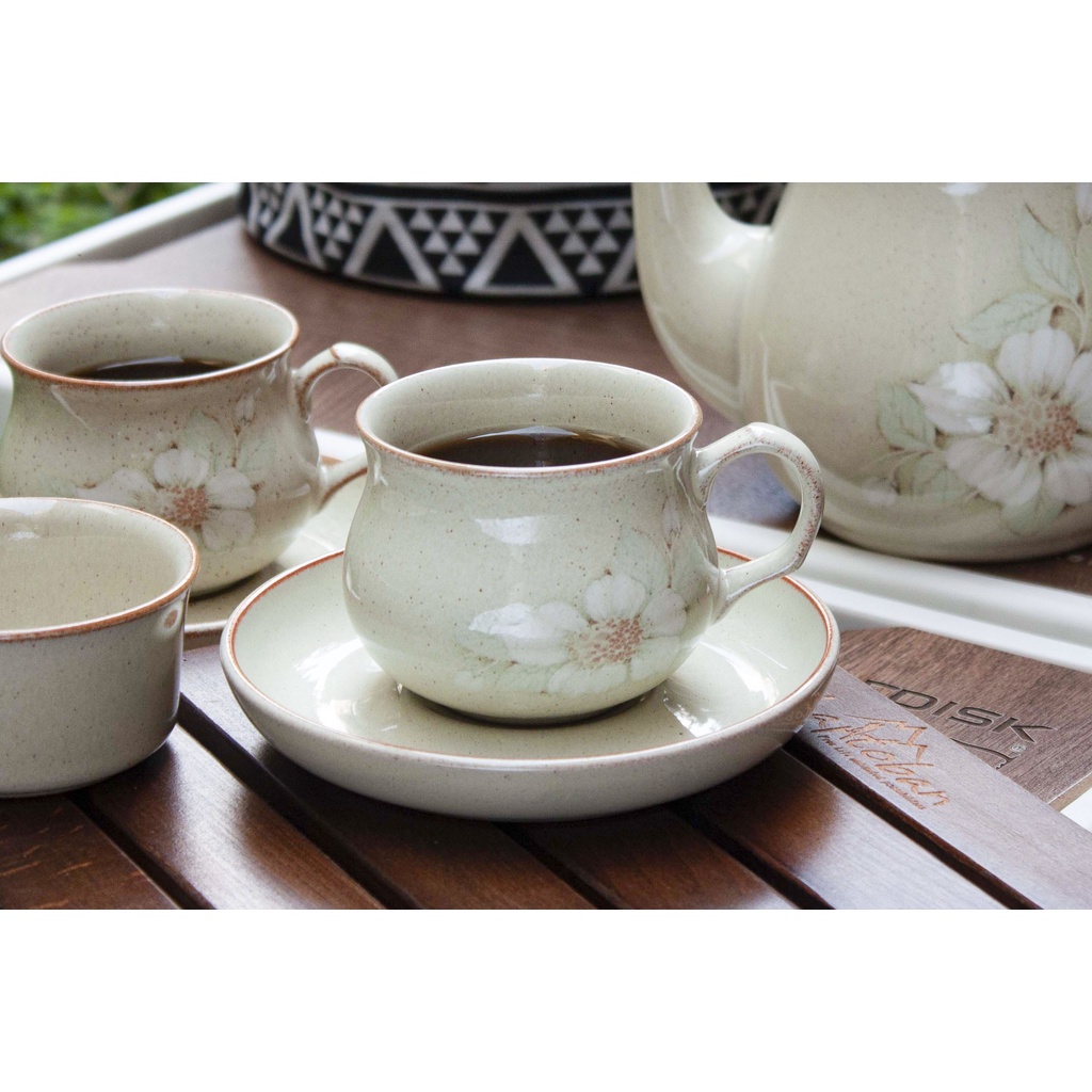 【旭鑫】Denby 咖啡杯 Pottery Daybreak 英國陶瓷 古董 花瓶 布丁杯 茶杯 E.06 B.31