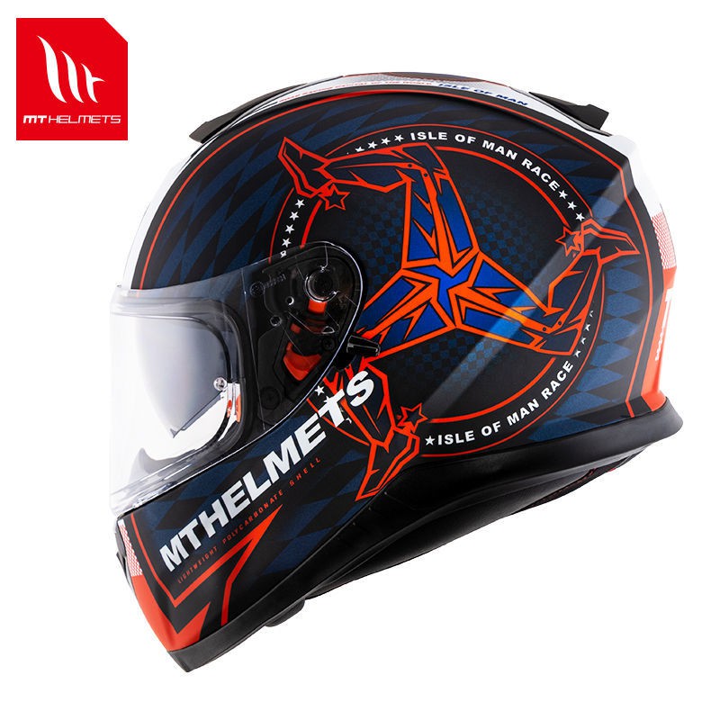 台灣現貨進口西班牙mt雙鏡片摩托車頭盔男全盔防霧四季機車女雷神三安全帽 蝦皮購物