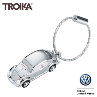 又敗家@TROIKA德國Volkswagen金龜車鑰匙圈KR16-40-CH金龜車手電筒LED燈鑰匙圈Beetle鑰匙圈