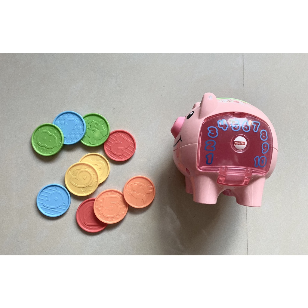 費雪 智慧學習小豬撲滿 投幣 Fisher-Price 美國 益智玩具 精細動作練習