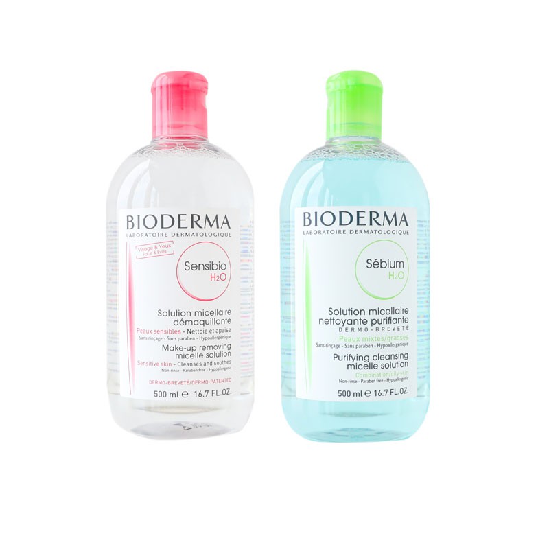 法國 BIODERMA 貝膚黛瑪 潔膚液 500ml 舒敏高效 平衡控油 卸妝水 卸妝 清潔 貝德瑪