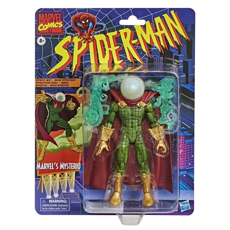 （八怪 現貨）孩之寶 Marvel legends 漫威 蜘蛛人6吋 復古吊卡 神秘客 MYSTERIO 神秘法師