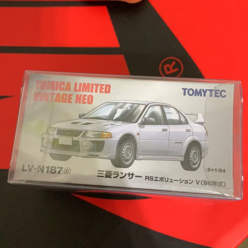 Tomica tomytec EVO tlv LV-N187 三菱 白色