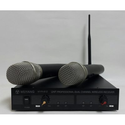 選舉宣傳廣播麥克風 UHF高頻無線麥克風組 WEIYANG WYR-821. 無線mic 歌唱mic (台灣製造)