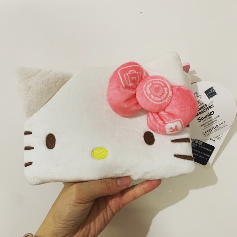 昇恆昌 everrich x Hello Kitty 玩咖隨身袋 化妝包 收納袋 全新