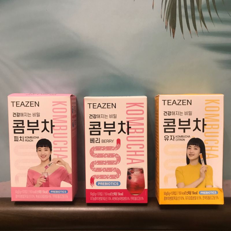 韓國 TEAZEN康普茶酵素飲5g*10包（盒）