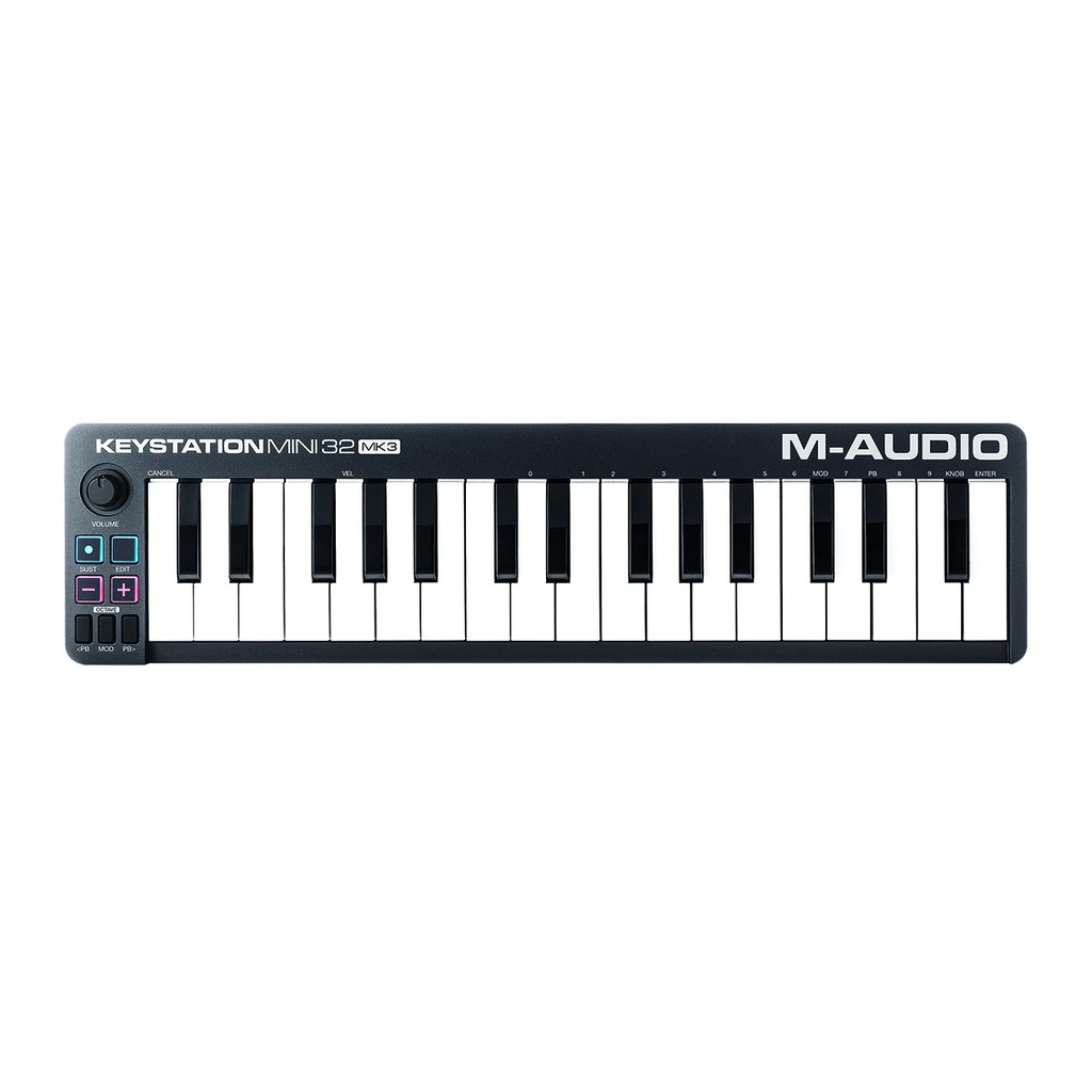 【新麗聲樂器】M-AUDIO Keystation MINI 32 MK3 迷你32鍵主控鍵盤 MIDI鍵盤 錄音 編曲