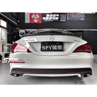 SPY國際 賓士 Benz W117 CLA AMG後保桿 碳纖維定風翼