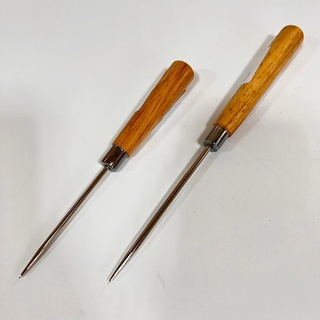 【工具象】錐子 椎子 木柄錐子 縫紉錐子 錐針 圓木 柄 尖鑽針 細 木製