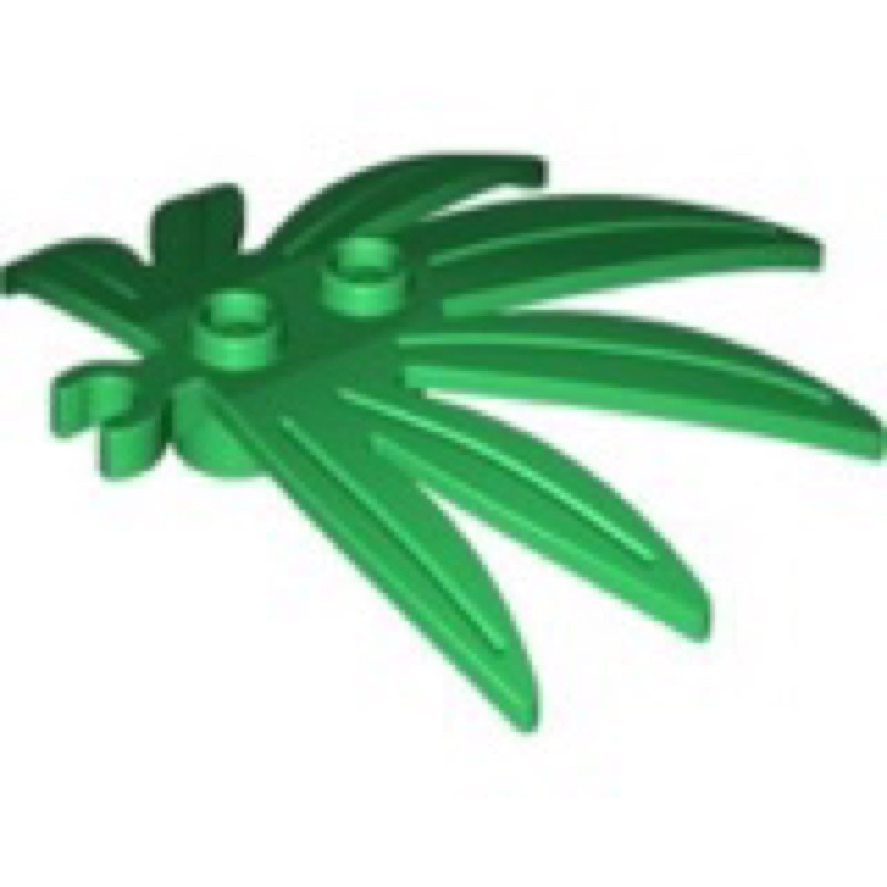 《安納金小站》 樂高 LEGO 綠色 植物 葉子 樹葉 棕梠樹 葉片 6x5 10884 6097473
