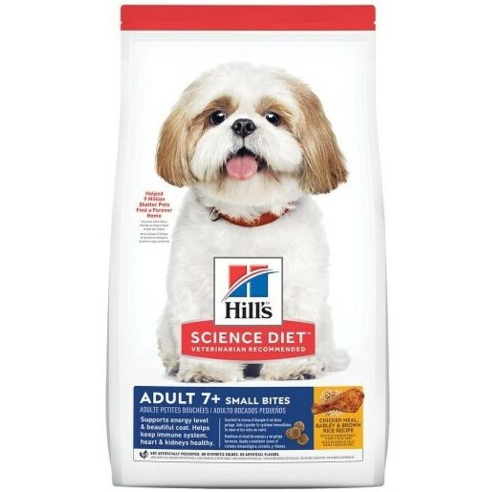 [小川萌寵] Hills希爾思 熟齡犬活力長壽配方-小顆粒 雞肉、大麥與糙米 6.8KG 607593