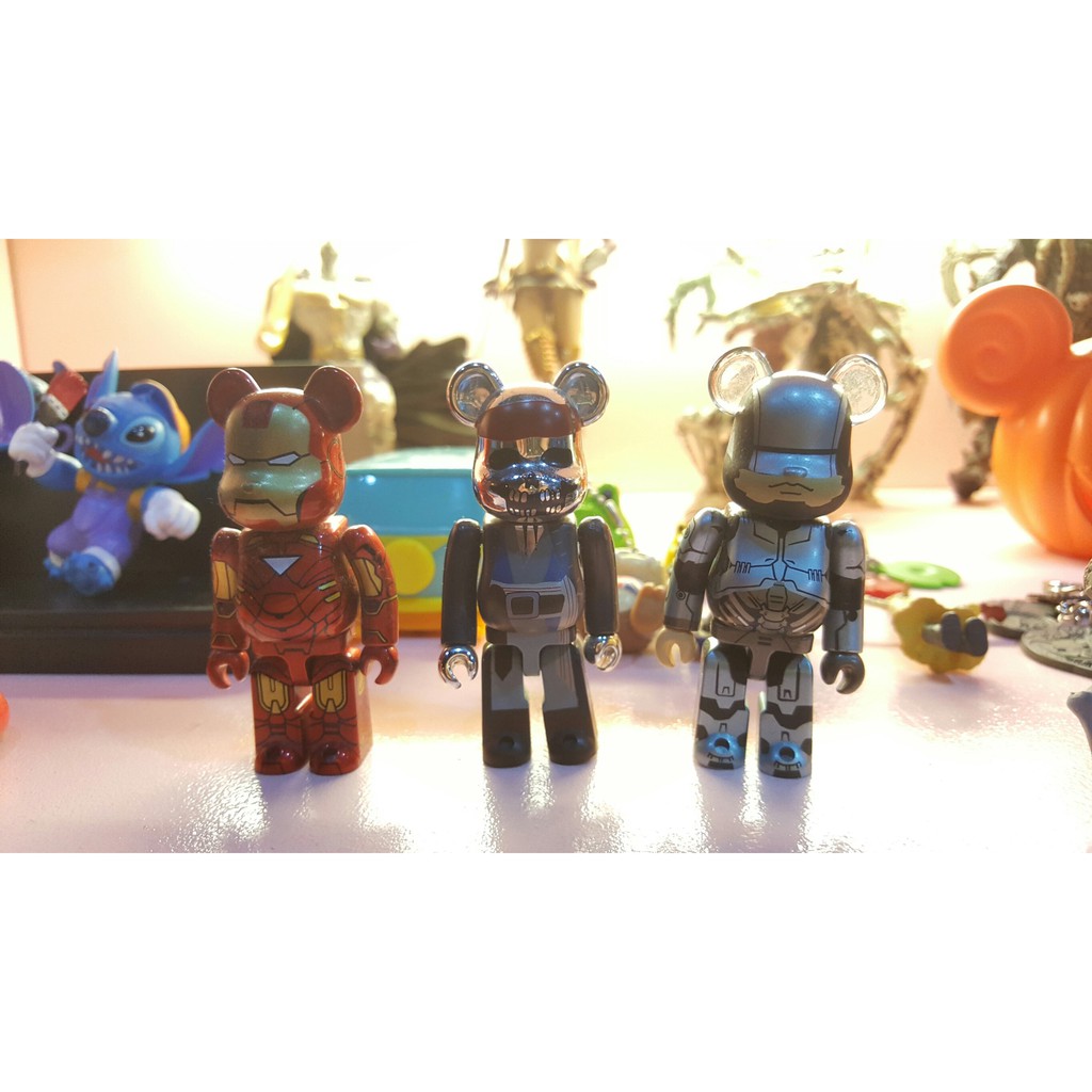 【玩具頻道】庫柏力克 熊 BE@RBRICK 鋼鐵人 神鬼奇航 機器戰警