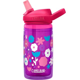 Camelbak 兒童水壺/吸管運動水瓶/雙層隔溫吸管水瓶 eddy 400ml CB2283601040 可愛花朵
