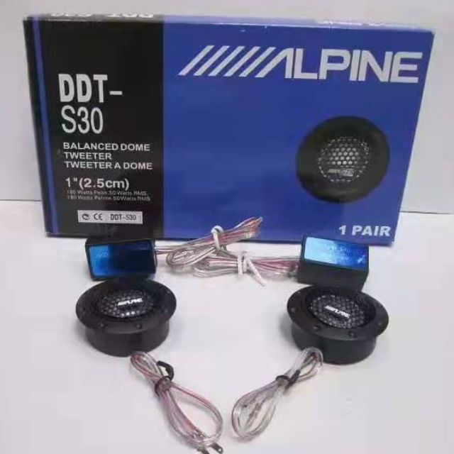 決定出清[知名品牌]ALPINE 1"高音喇叭DDT-S30勉等