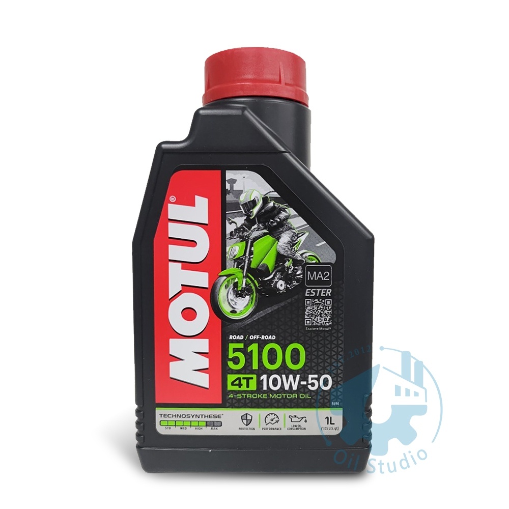 【美機油】MOTUL 5100 10W50 ESTER 酯類 合成 機油 JASO MA2